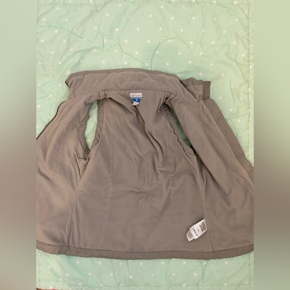 Columbia Tan Cream Womens Vest size Small - Picture 5 of 13